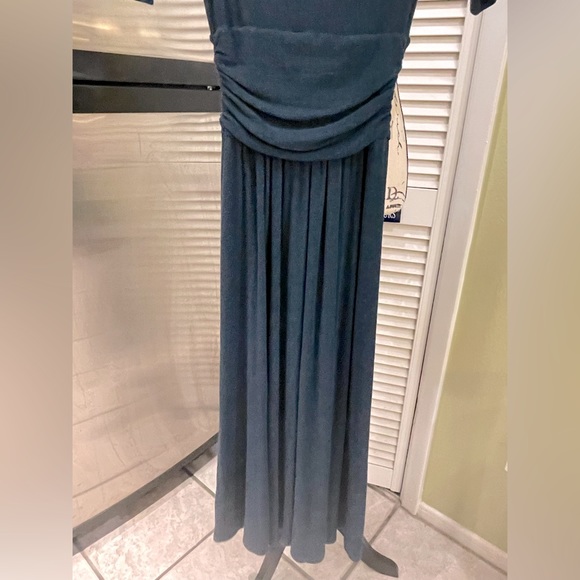 Bordeaux Anthropologie Short Sleeve Cinch Waist Lightweight Sweater Maxi S/P SP - Picture 5 of 16